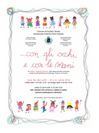 con gli occhi e con le mani locndina con gli occhi